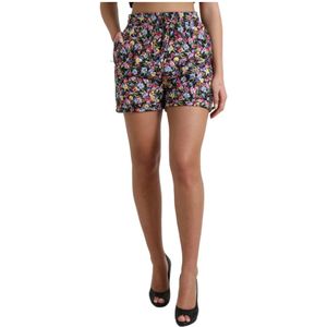 Dolce & Gabbana - Hotpants - Multicolor - Hoge Taille - 100% Polyester