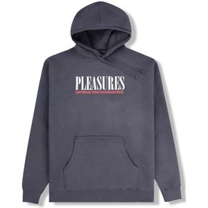 Pleasures, unisex, Sweatshirts & Hoodies, Grijs, Maat: L Katoen,