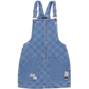 Vans, Dames, Jurken, Blauw, Maat: L Katoen,