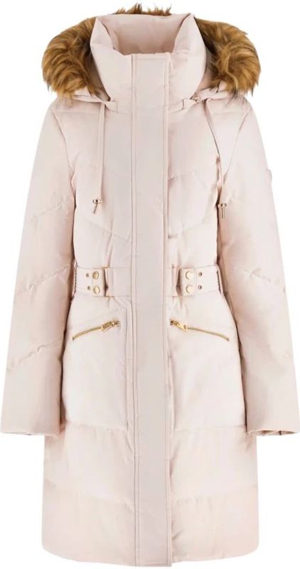 Guess - Fatema Belted Puffer W5Bl 45 Wgjr 2 - Damesjas - Wit