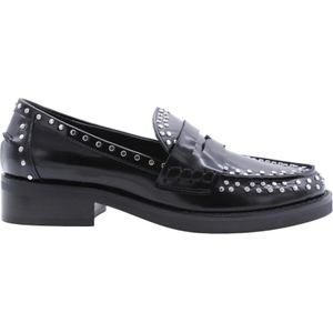 Bibi Lou - Frandus - Loafers - Zwart - Leer