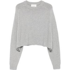 Lisa Yang, Dames, Truien, Grijs, Maat: S Kasjmier,