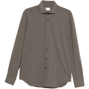 Xacus, Heren, Overhemden, Bruin, Maat: 3XL Polyamide,