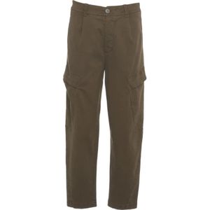 Transit, Heren, Broeken, Bruin, Maat: M Modal,