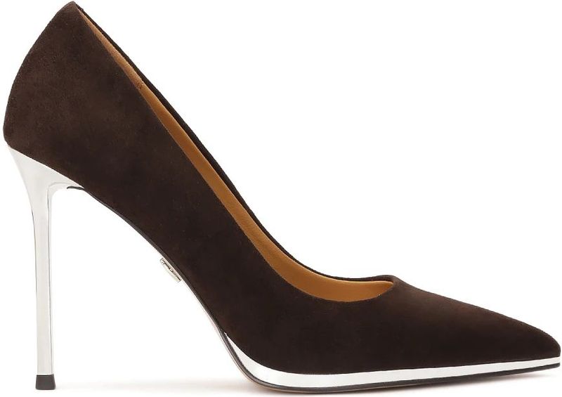 Kazar - Pumps - Bruin - Suède - Elegante Hoge Hak