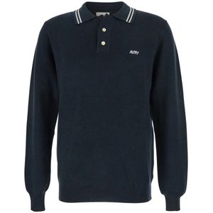 Autry, Heren, Tops, Blauw, Maat: S