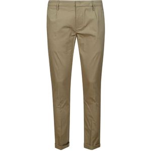 Dondup, Heren, Broeken, Beige, Maat: W32 Katoen,