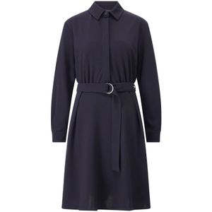 Weekend Max Mara, Dames, Jurken, Blauw, Maat: M Leer,