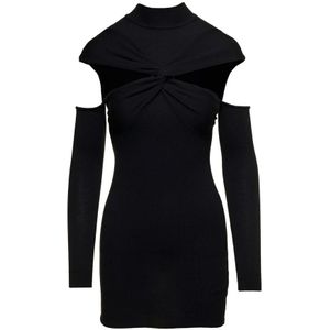 Coperni, Dames, Jurken, Zwart, Maat: M Wol,