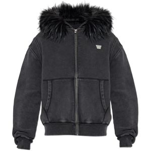 Misbhv, Heren, Sweatshirts & Hoodies, Grijs, Maat: XS Katoen,