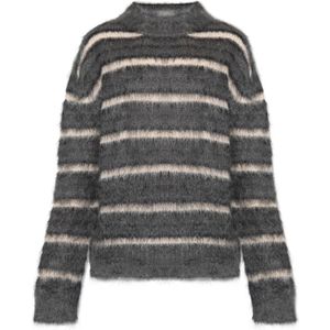 Marni, Heren, Truien, Grijs, Maat: M Mohair,