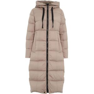 Peuterey Beige Aw23 Dames Donsjas , Beige , Dames , Maat: M