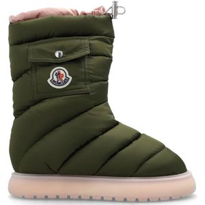 Moncler, Dames, Schoenen, Groen, Maat: 36 EU Nylon,