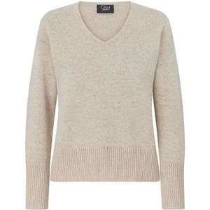 Clips, Dames, Truien, Grijs, Maat: M Wol,