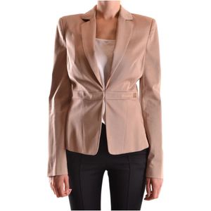 Elisabetta Franchi, Dames, Jassen, Beige, Maat: L Katoen,