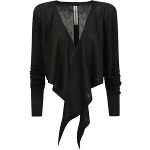 Rick Owens, Dames, Truien, Zwart, Maat: L