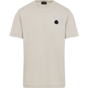 Moncler, Heren, Tops, Grijs, Maat: S Katoen,