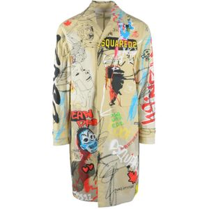 Dsquared2, Heren, Mantels, Veelkleurig, Maat: XL Katoen,