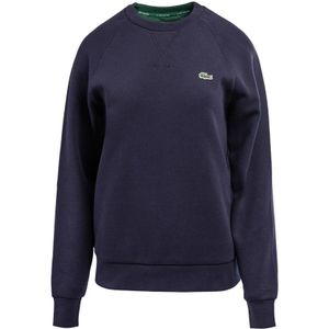 Lacoste - Sweatshirt - Marineblauw - Katoen - Ronde Hals - Lange Mouwen