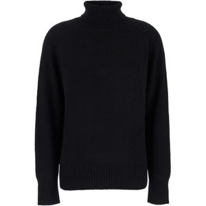 Plain, Dames, Truien, Zwart, Maat: L Kasjmier,