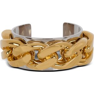 Balmain Messing ketting armband , Yellow , Dames , Maat: L