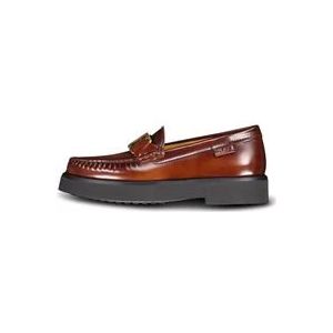 Tod's Stijlvolle leren loafers , Brown , Heren , Maat: 37 EU