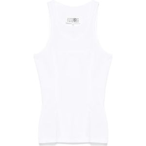 MM6 Maison Margiela, Dames, Tops, Wit, Maat: XS