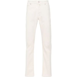 Jacob Cohën, Heren, Jeans, Wit, Maat: W34 Katoen,