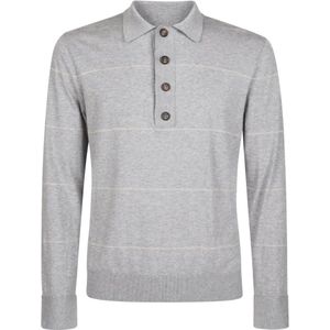 Eleventy, Heren, Truien, Grijs, Maat: S Katoen,