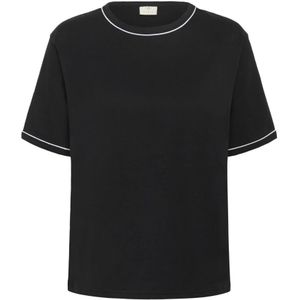 Kaffe, Dames, Tops, Zwart, Maat: 2XL