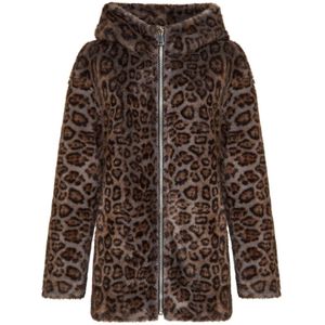 Cesare Gaspari, Dames, Jassen, Bruin, Maat: XL Leer,
