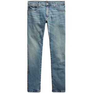 Polo Ralph Lauren, Heren, Jeans, Blauw, Maat: W42 Katoen,