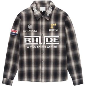 Rhude, Heren, Overhemden, Veelkleurig, Maat: XL Flanel,