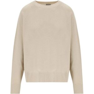 Max Mara, Dames, Truien, Beige, Maat: S Wol,