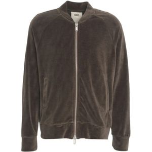 Oas, Heren, Sweatshirts & Hoodies, Bruin, Maat: L Katoen,