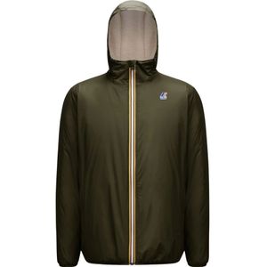 K-Way, Heren, Jassen, Groen, Maat: XL Poliester,