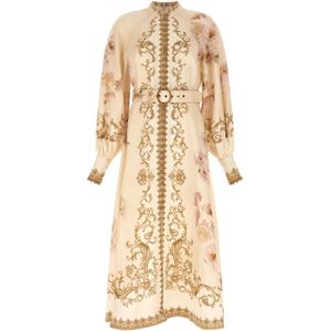 Zimmermann, Dames, Jurken, Veelkleurig, Maat: XS Linnen,