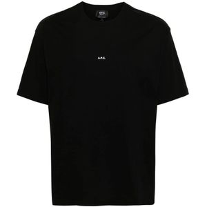 A.p.c., Heren, Tops, Zwart, Maat: S