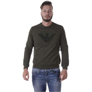 Armani Jeans, Heren, Sweatshirts & Hoodies, Groen, Maat: S Katoen,