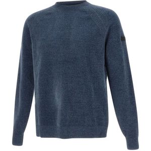 Rrd, Heren, Truien, Blauw, Maat: S Velours,