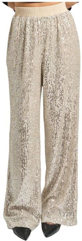 BOSS - C_Tilloi - Broek - Beige - Wide Leg - High Waist