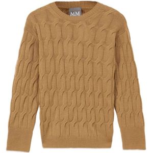 Max Mara, Dames, Truien, Bruin, Maat: XS Wol,