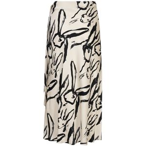 Msgm, Dames, Rokken, Wit, Maat: XS