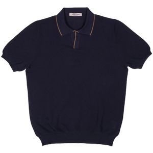 La Fileria, Heren, Tops, Blauw, Maat: L Poliester,