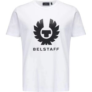 Belstaff, Heren, Tops, Wit, Maat: S Katoen,