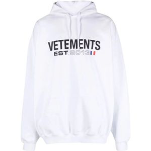 Vetements, Heren, Sweatshirts & Hoodies, Wit, Maat: S