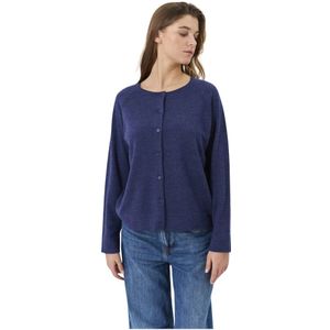 Lind, Dames, Truien, Blauw, Maat: S Wol,