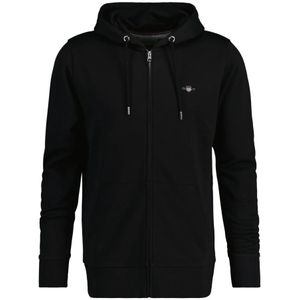 Gant, Heren, Sweatshirts & Hoodies, Zwart, Maat: S Katoen,