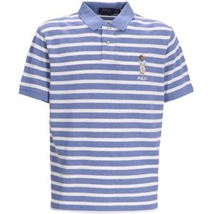 Polo Ralph Lauren, Heren, Tops, Blauw, Maat: 2XL Katoen,