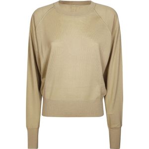 Pinko, Dames, Truien, Beige, Maat: XS Wol,